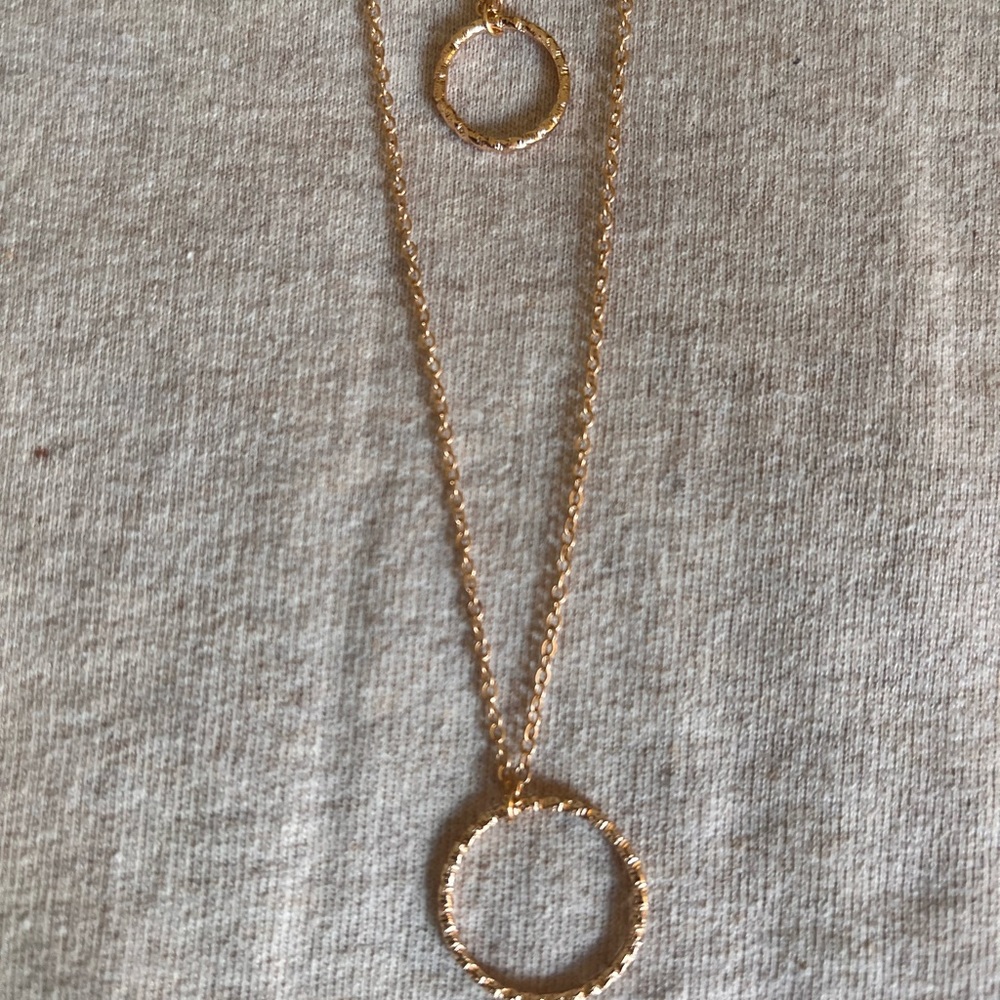 ‼️BOGO SALE‼️ Two Tier Circle Necklace